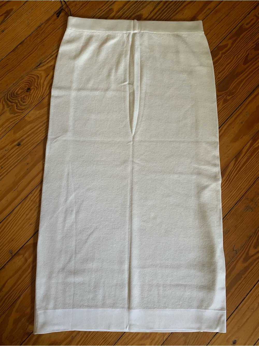 Worth Cream Midi Pencil Skirt